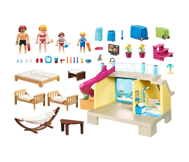 PLAYMOBIL Bungalow z basenem - 1028331 - zdjęcie 2